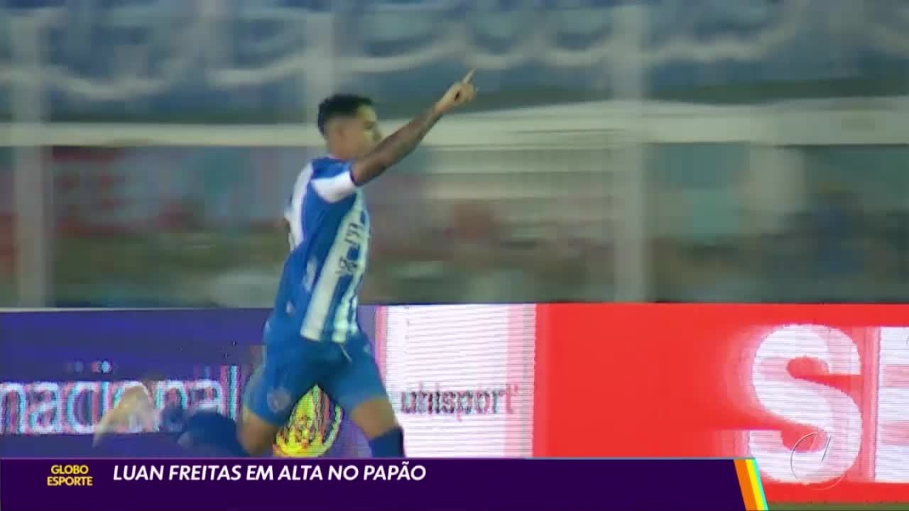 Luan Freitassite de aposta jogos de futebolalta após primeiro gol pelo Paysandu