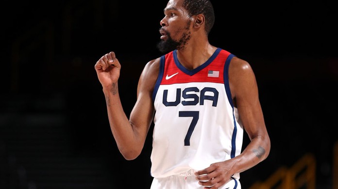 Basquete: Durant bate recorde, EUA vencem tchecos e estão nas quartas