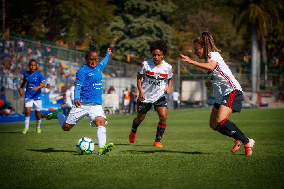 Cruzeiro x São Paulo, final do Brasileiro Feminino A2 — Foto: Vinnicius Silva/Cruzeiro