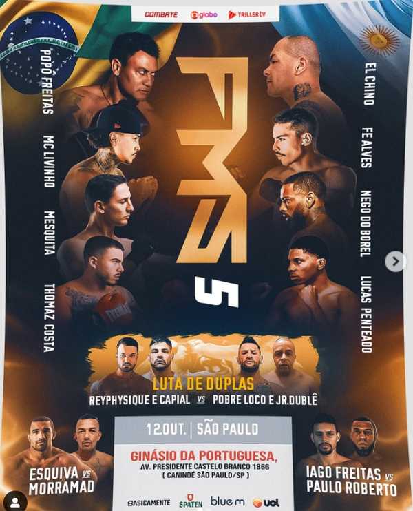 Conheça os famosos que vão lutar no Fight Music Show 5 combate ge