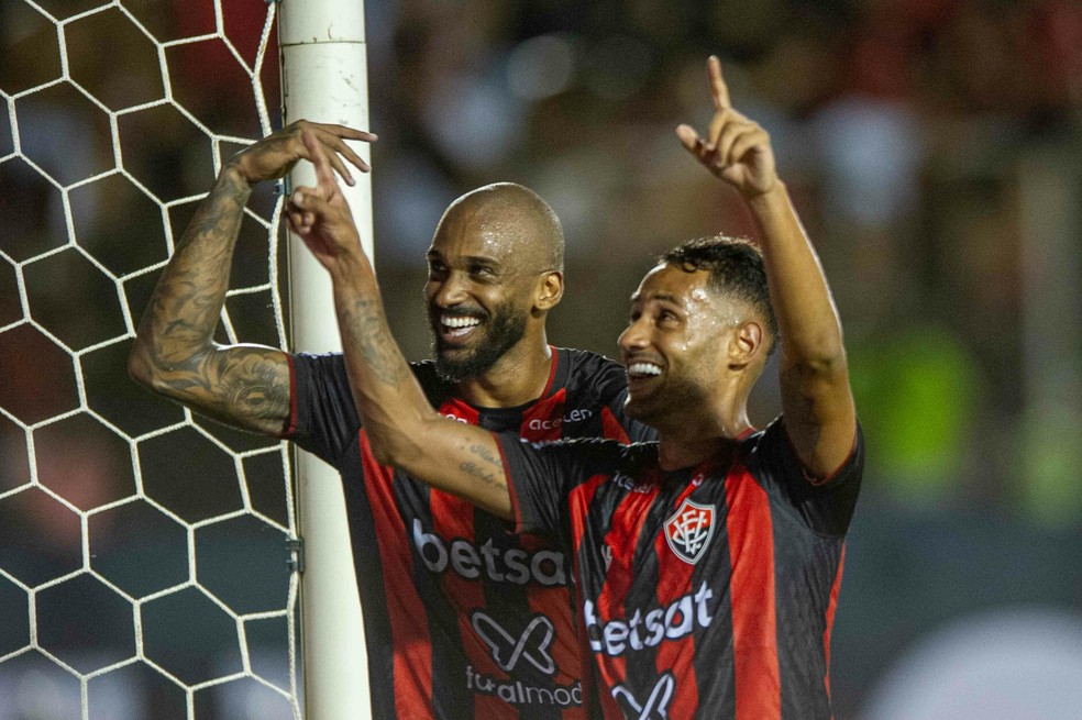 Vitória x Bahia gol Mateus Gonçalves — Foto: Jhony Pinho/AGIF