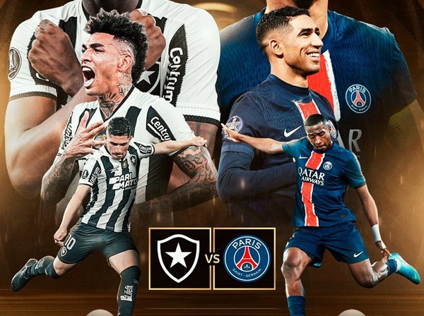 Botafogo x PSG — Foto: Reprodução/Libertadores