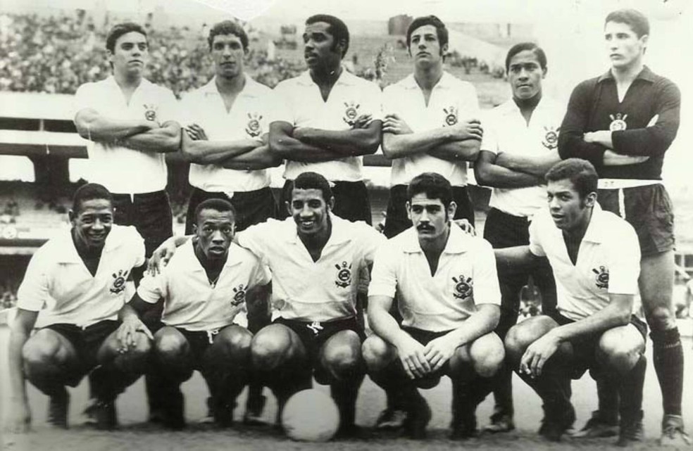 Dirceu Alves formou dupla com Rivellino no Corinthians — Foto: Arquivo
