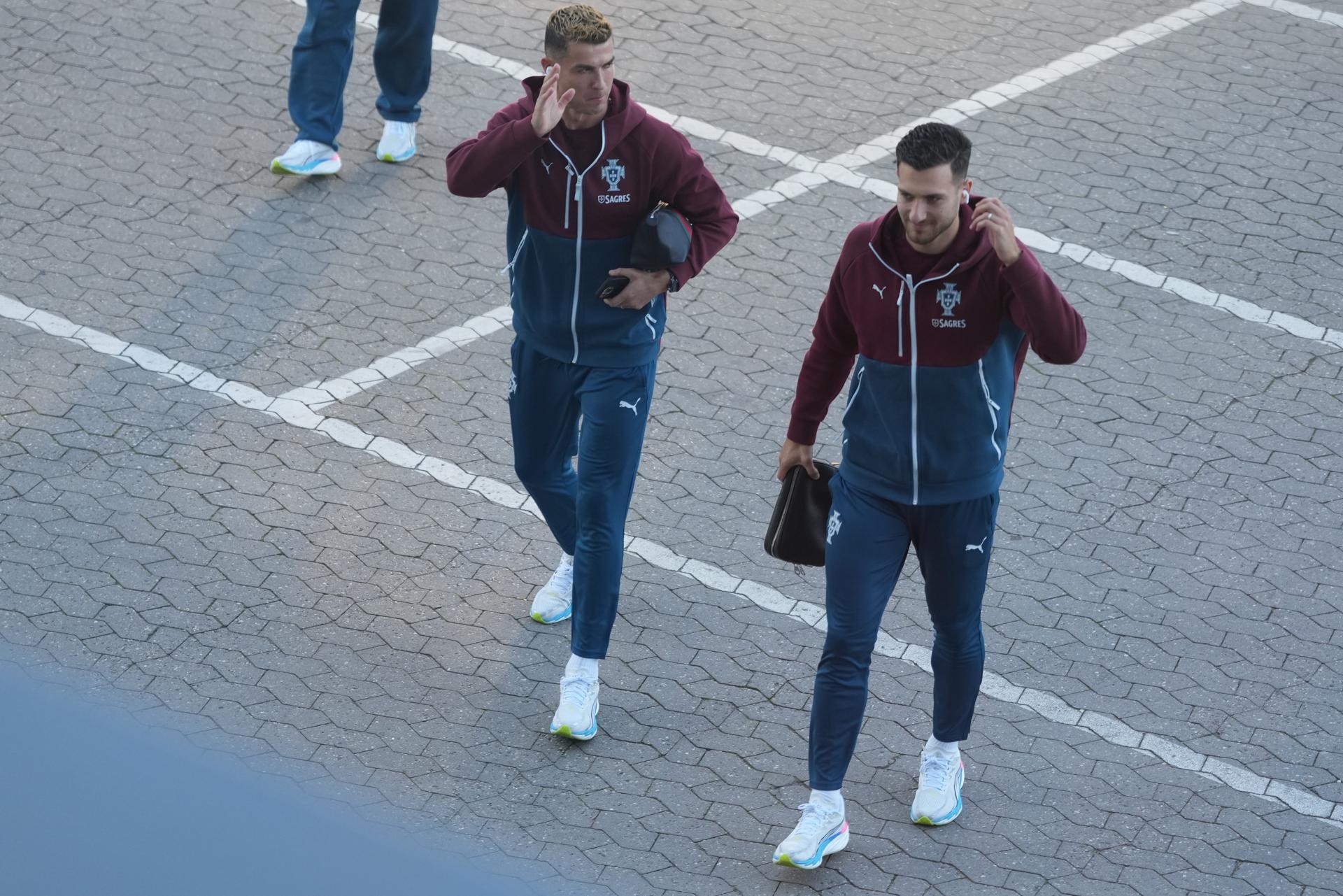Cristiano Ronaldo abandona treino de Portugal após coletiva de Jorge Jesus