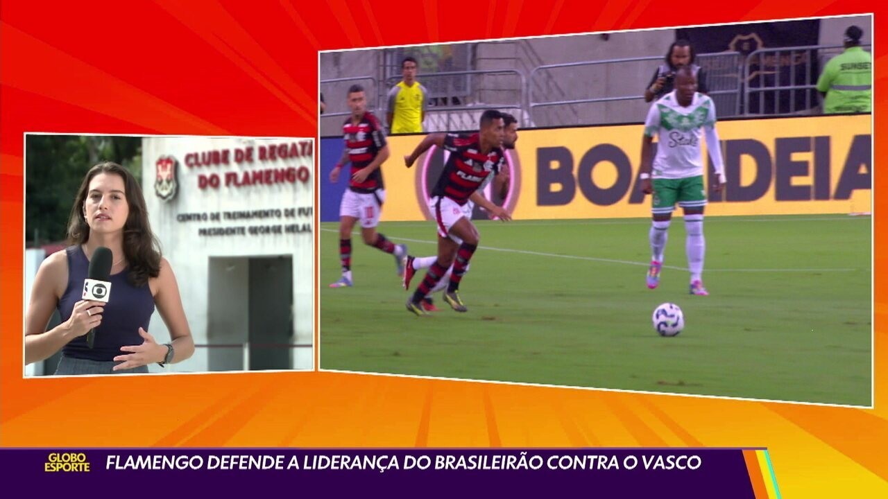 Flamengo terá De la Cruz, Léo Ortiz e Ayrton Lucas para clássico contra Vasco.