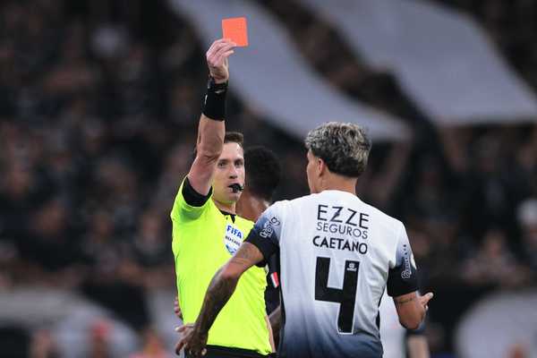 Corinthians lidera ranking de expulsões na Série A em 2024