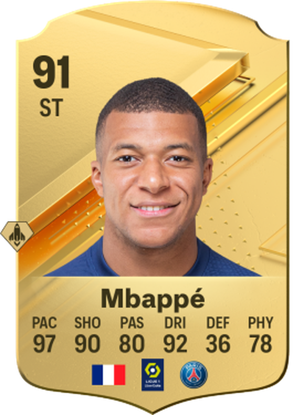 Carta do Mbappé no Ultimate Team — Foto: Reprodução/EA Sports
