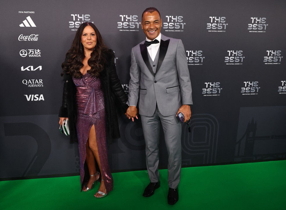 Cafu na cerimônia do Fifa The Best — Foto: Reuters