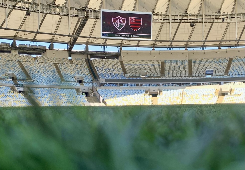 Fluminense e Flamengo no Maracanã: dupla segue na administração do estádio — Foto: André Durão