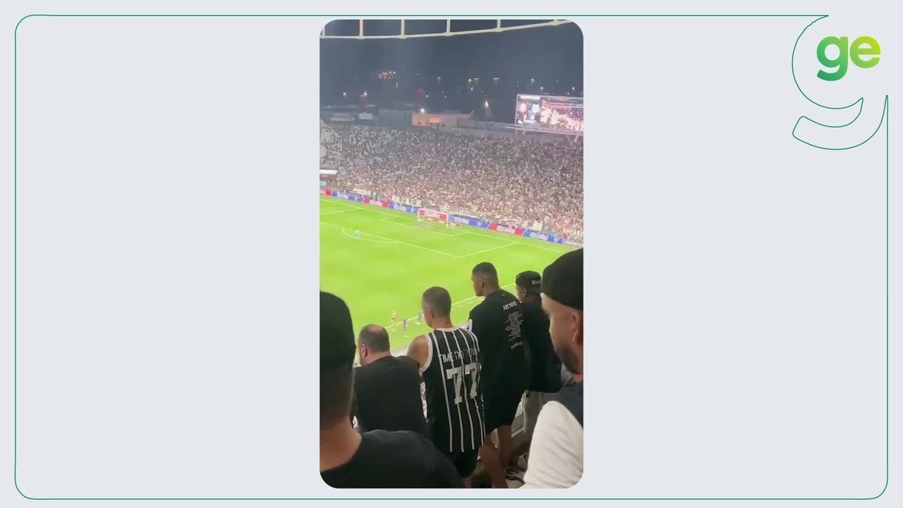 Vídeo mostra atacante da Ponte em Itaquera para ver Corinthians x Santos: 