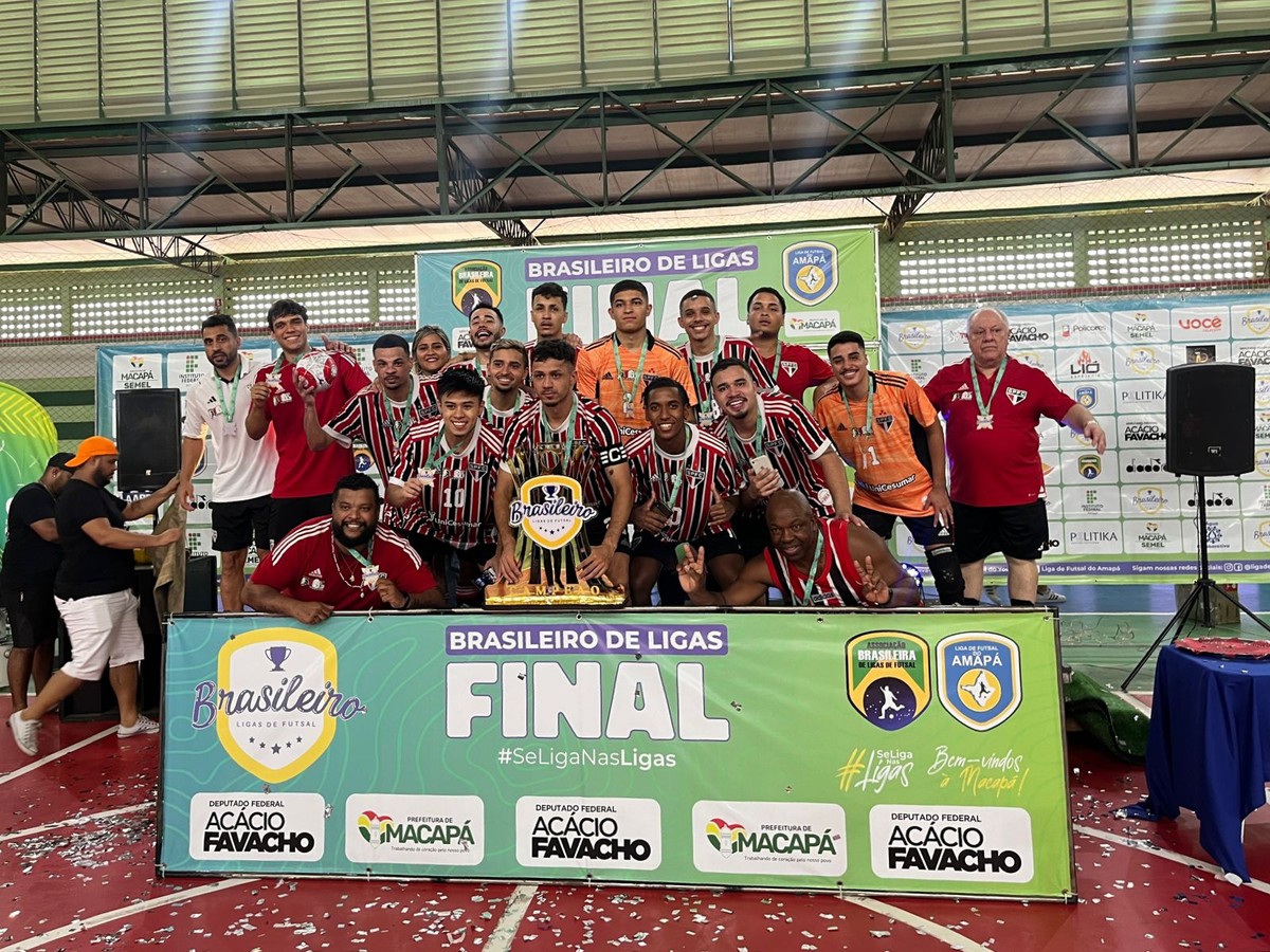 São Paulo conquista o título do Brasileiro de Clubes de Ligas de Futsal realizado no Amapá