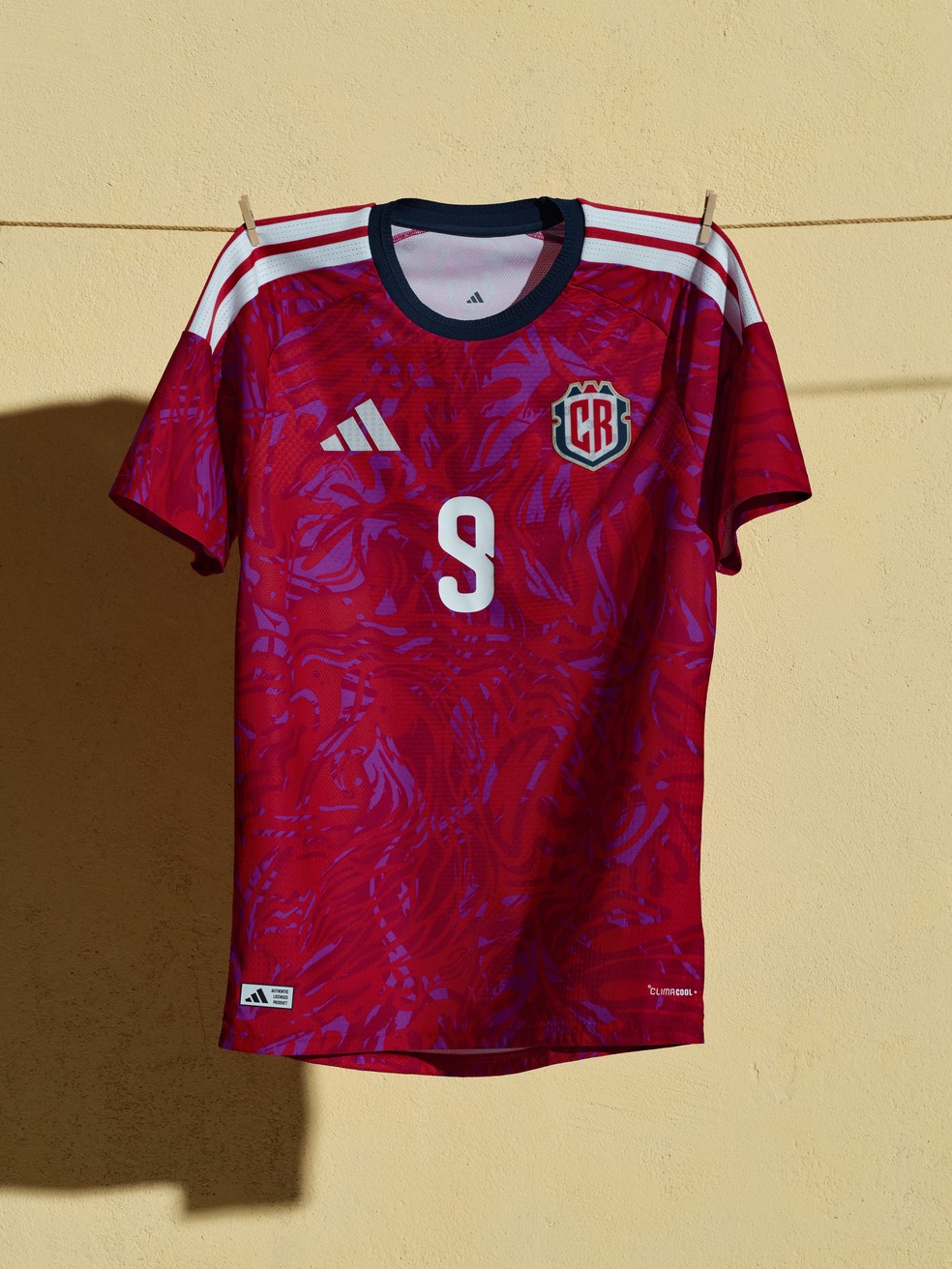 Veja a nova camisa da Costa Rica — Foto: adidas