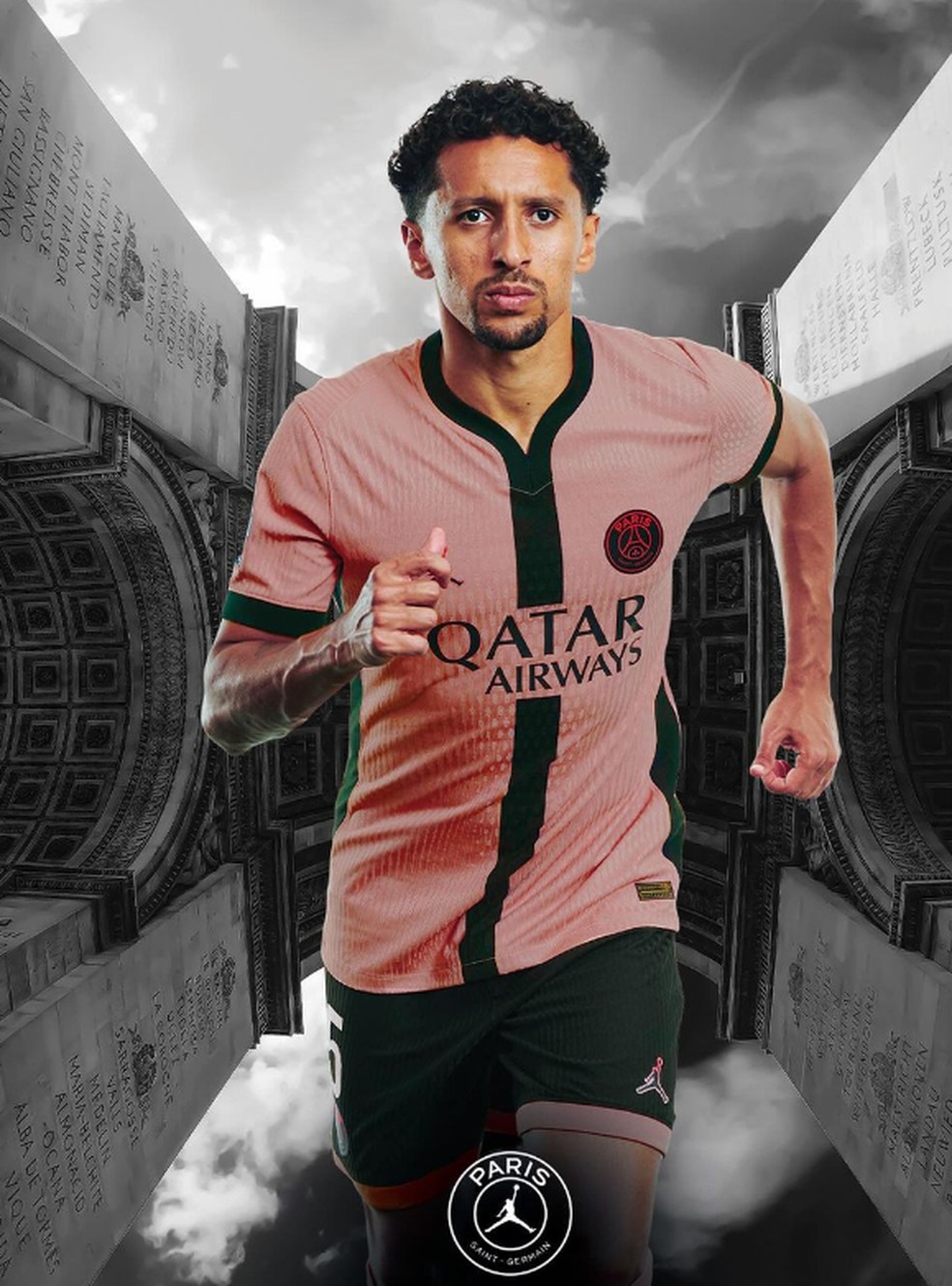 Camiseta rosa psg hot sale