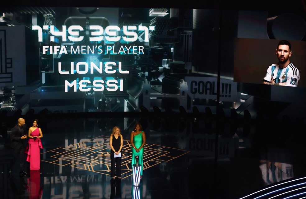 Messi foi o vencedor de 2023, mas não compareceu na cerimônia do Fifa The Best — Foto: Andrew Boyers/Reuters
