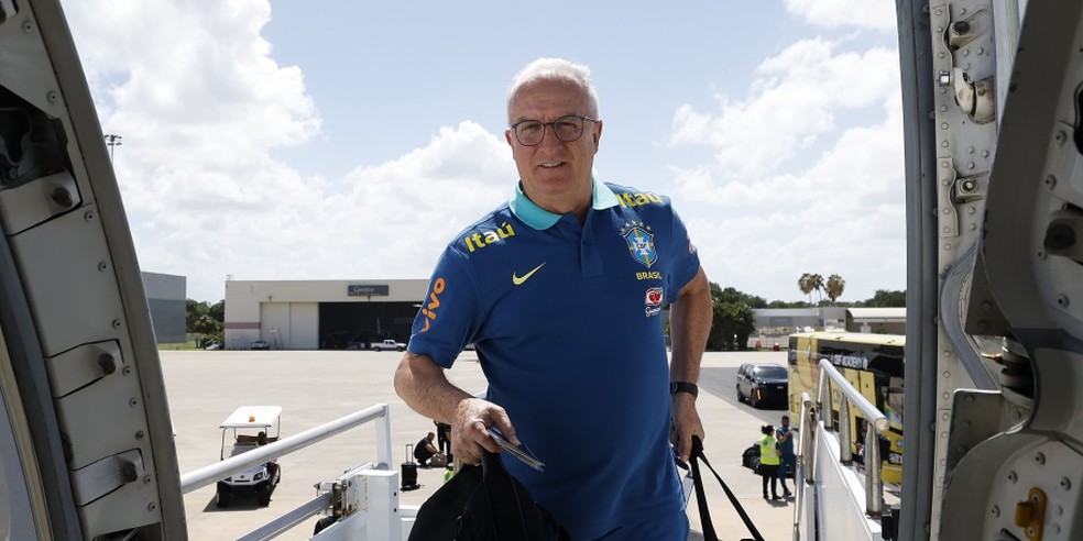 Dorival Júnior já está com a Seleção em Las Vegas — Foto: Rafael Ribeiro / CBF