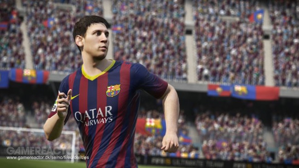 G1 - Capa de 'Fifa 14' traz Messi comemorando gol - notícias em Games
