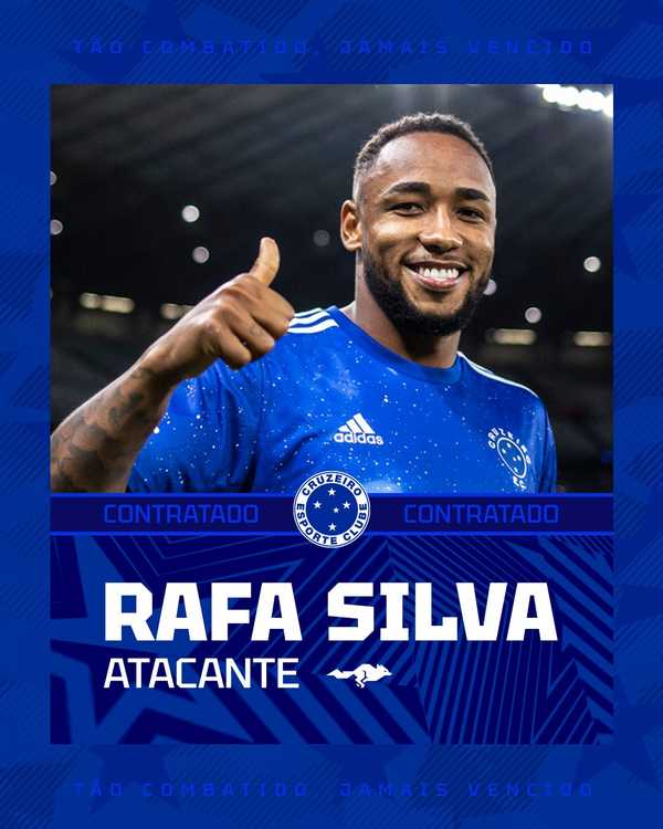 Rafa Silva: Cruzeiro anuncia retorno de atacante para contrato até o fim de 2024