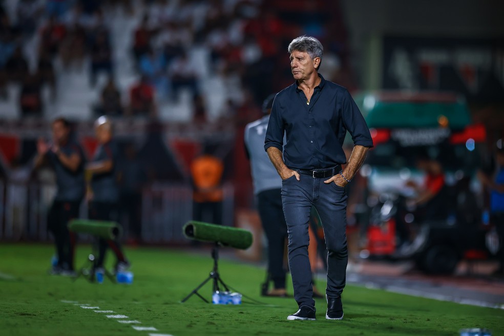 Renato Portaluppi, técnico do Grêmio — Foto: Lucas Uebel/Grêmio FBPA
