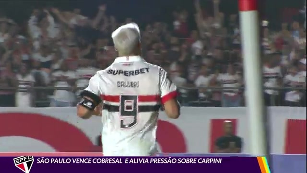 São Paulo vence Cobresal e alivia pressão sobre Carpini