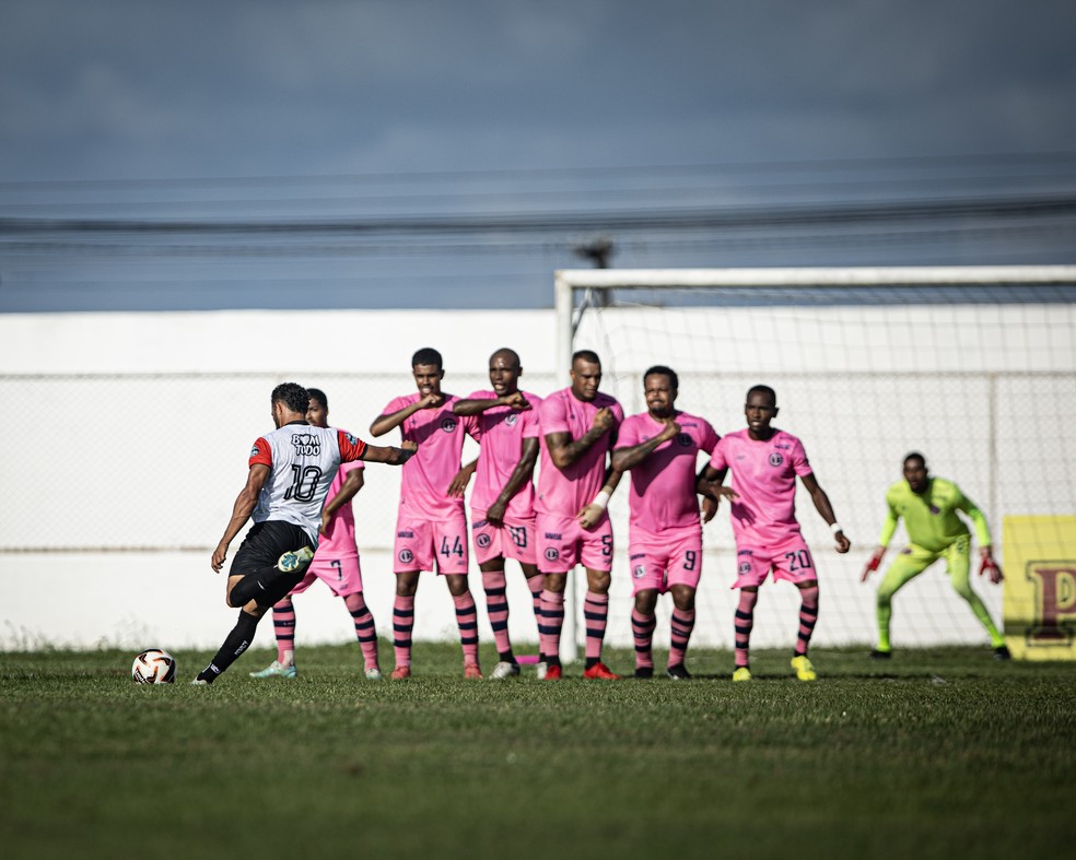 Santa Cruz de Natal e Laguna podem se reencontrar no mata-mata classificatório — Foto: Raphael Oliveira/Laguna SAF