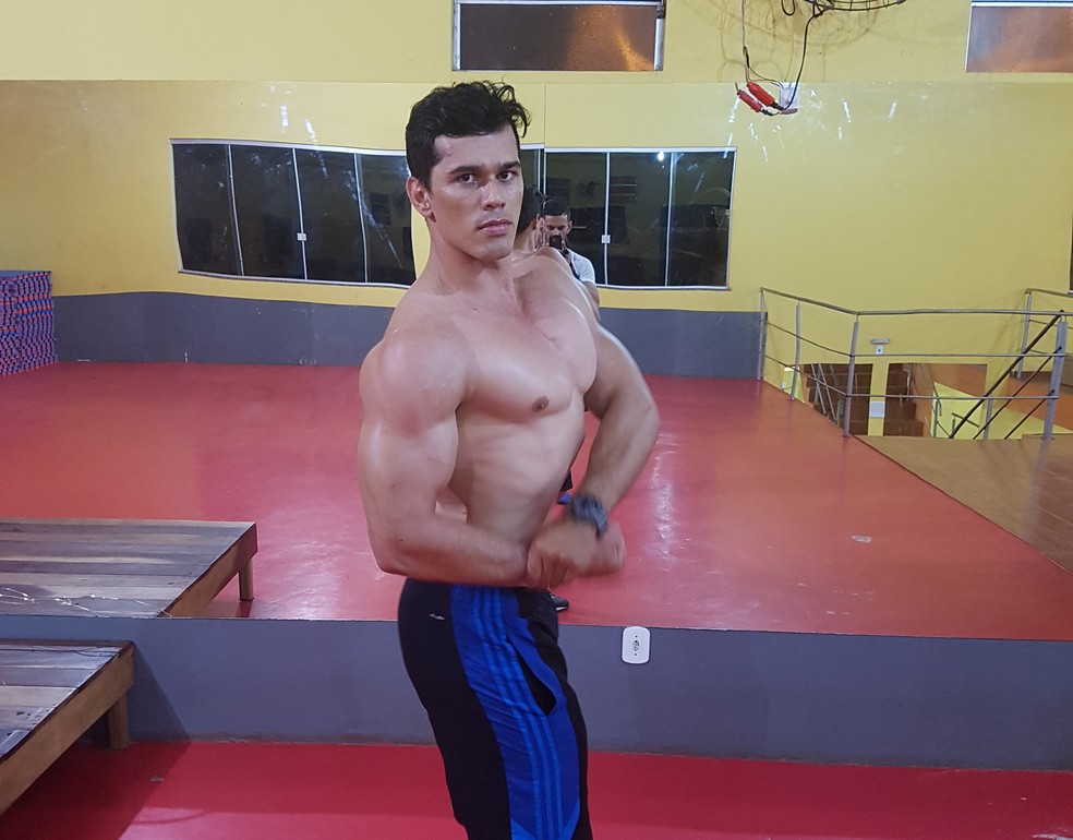 Everson Costta iniciou no fisiculturismo no ano de 2017 — Foto: Arquivo Pessoal