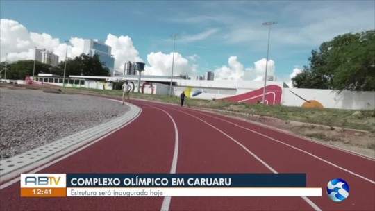AB Esporte: Caruaru inaugura complexo olímpico - Programa: Globo Esporte Caruaru 