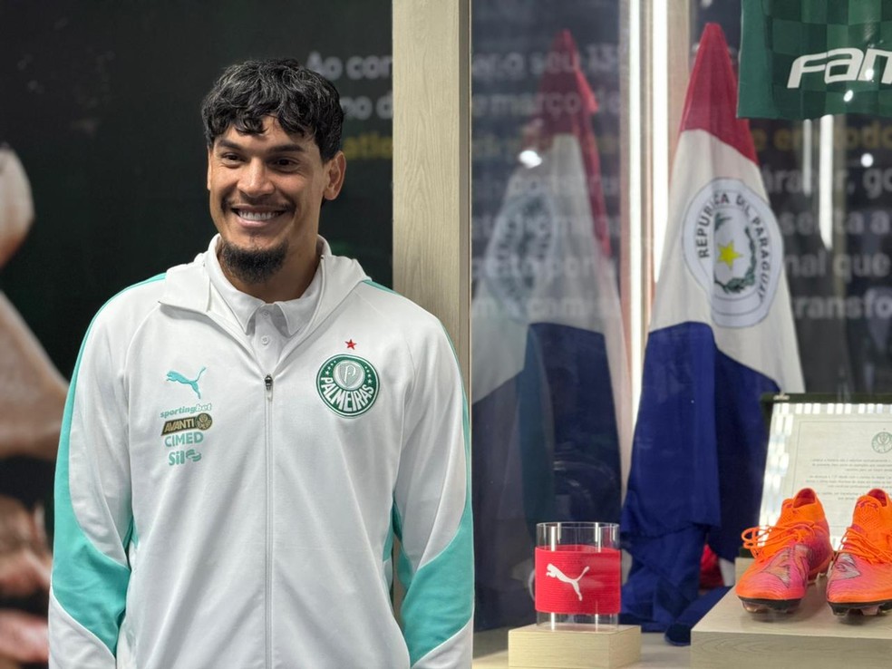 Gustavo Gómez pode entrar com processo de nacionalidade brasileira — Foto: Camila Alves