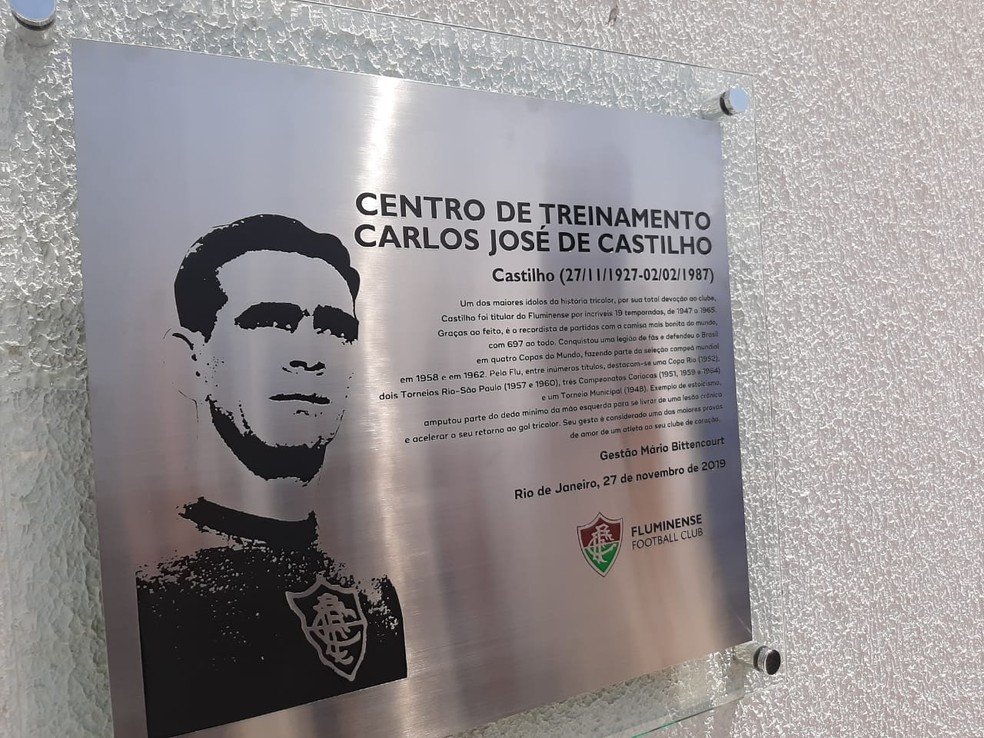 Fluminense inaugura placa que nomeia o CT Carlos Castilho — Fluminense  Football Club