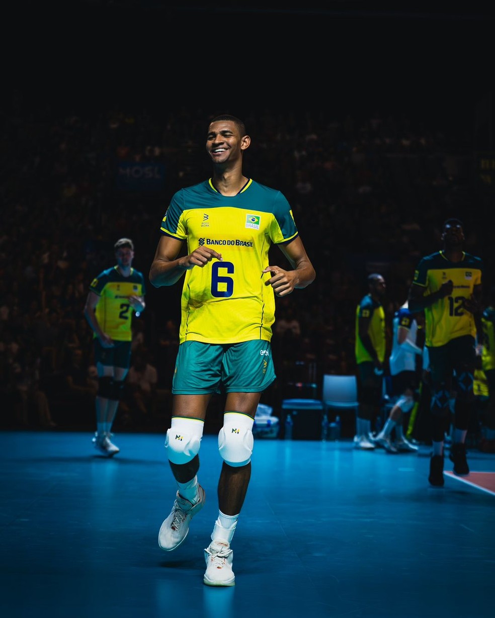 Adriano, do v&ocirc;lei masculino, &eacute; nascido em Ituiutaba &mdash; Foto: Nicolas Meyer