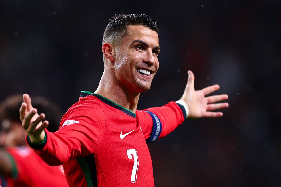 Seleção portuguesa segue com Cristiano Ronaldo como titular e capitão — Foto: Getty Images
