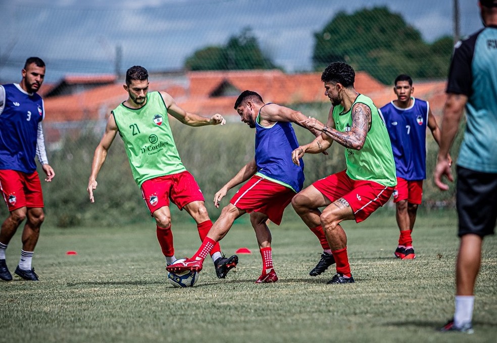 Treino do River-PI — Foto: Maria Vitória/River A.C.