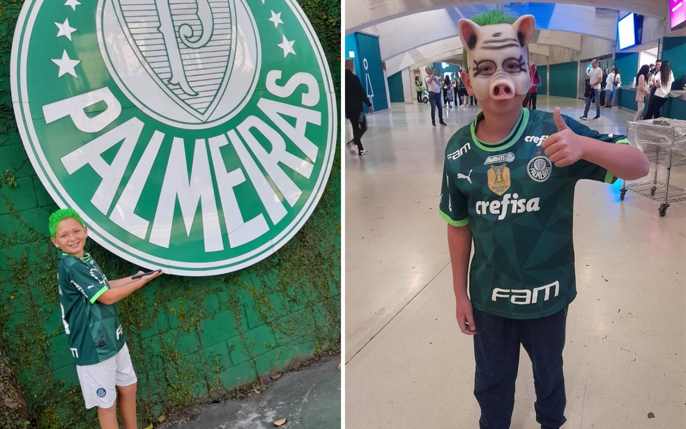 PALMEIRAS. Um pequeno torcedor do Palmeiras viralizou nas redes sociai