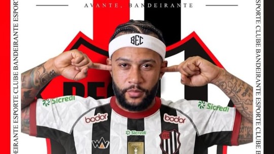 Tirou onda: time da 3ª divisão de SP anuncia contratação de Memphis Depay mas depois apaga o post
