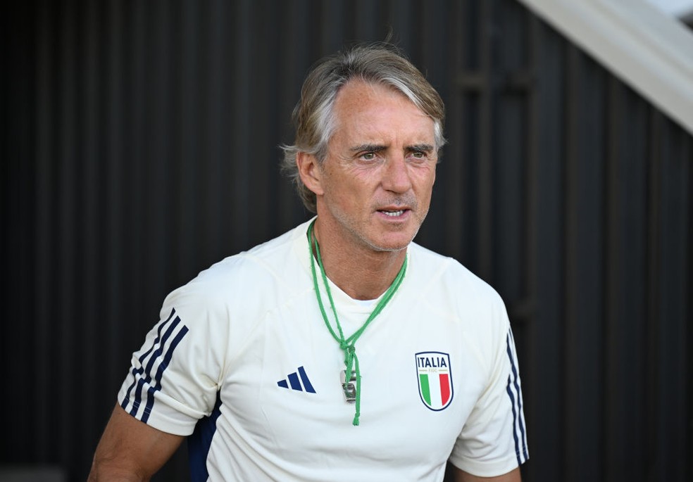 Roberto Mancini deve ser o técnico da seleção da Itália — Foto: Getty Images