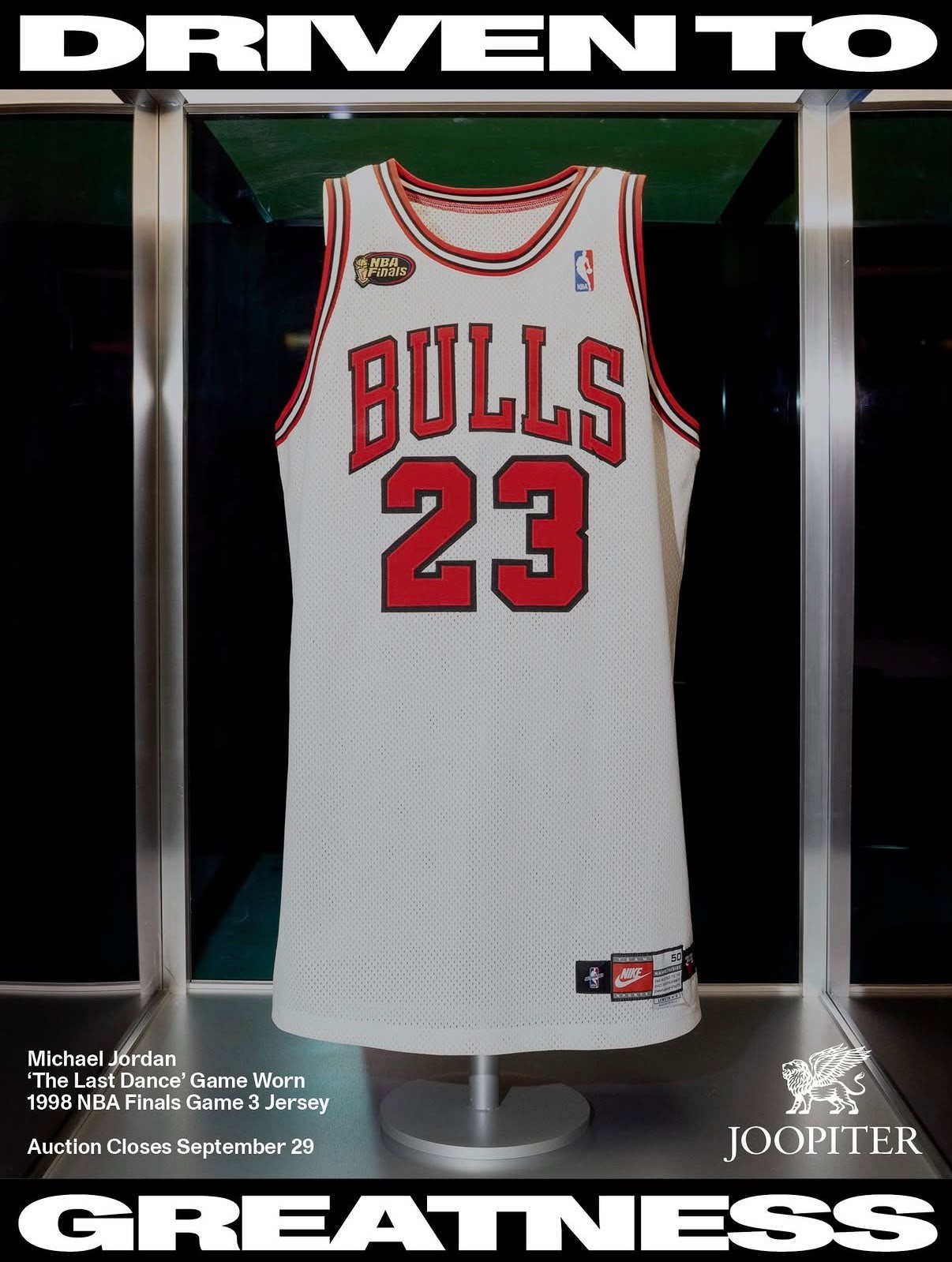 Camisa de último título de Michael Jordan é leiloada por R$63 milhões