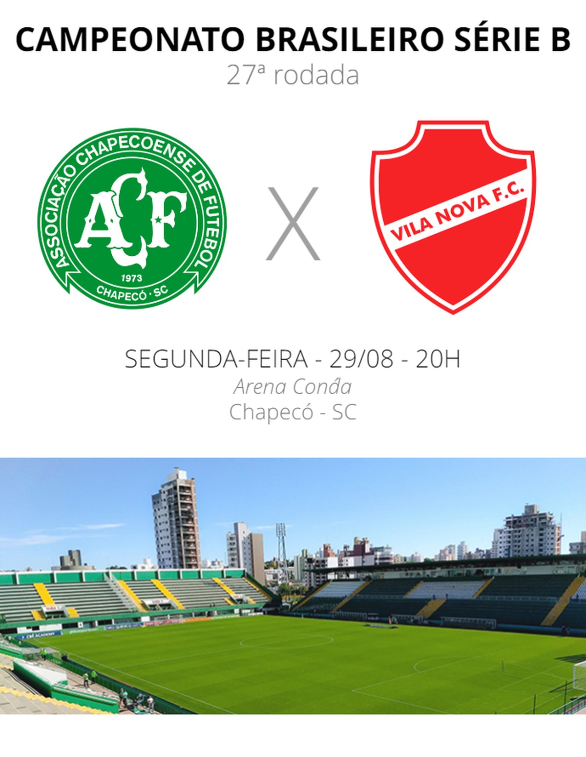 Chapecoense x Vila Nova: veja onde assistir, desfalques, escalações e ...