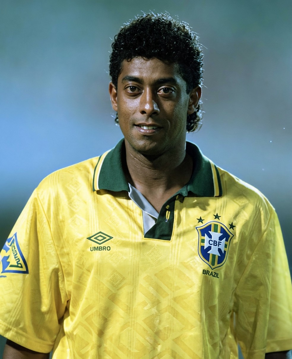 Carlos Alberto Dias era meia e jogou dois amistosos pela seleção brasileira em 1992 — Foto: Reprodução/Juha Tamminen