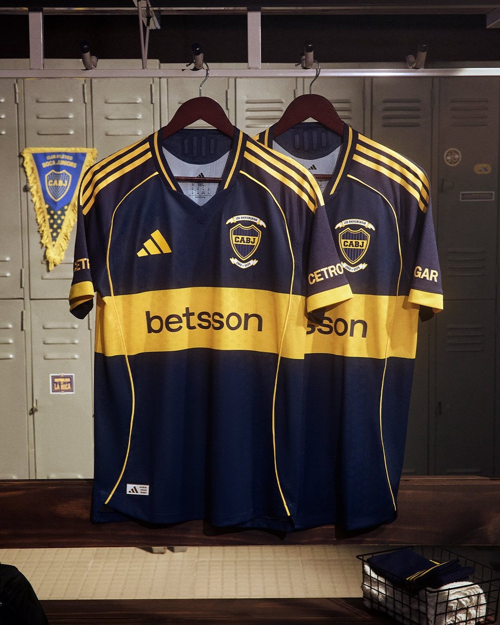 Uniforme do Boca Juniors para a Copa do Mundo de Clubes ganhou elogios de Miller — Foto: Divulgação / Boca Juniors
