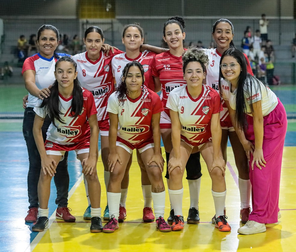 Villa empata com Borussia e ocupa quarta posição na classificação do Acreano de Futsal Feminino Sub-20 — Foto: Divulgação/Fafs