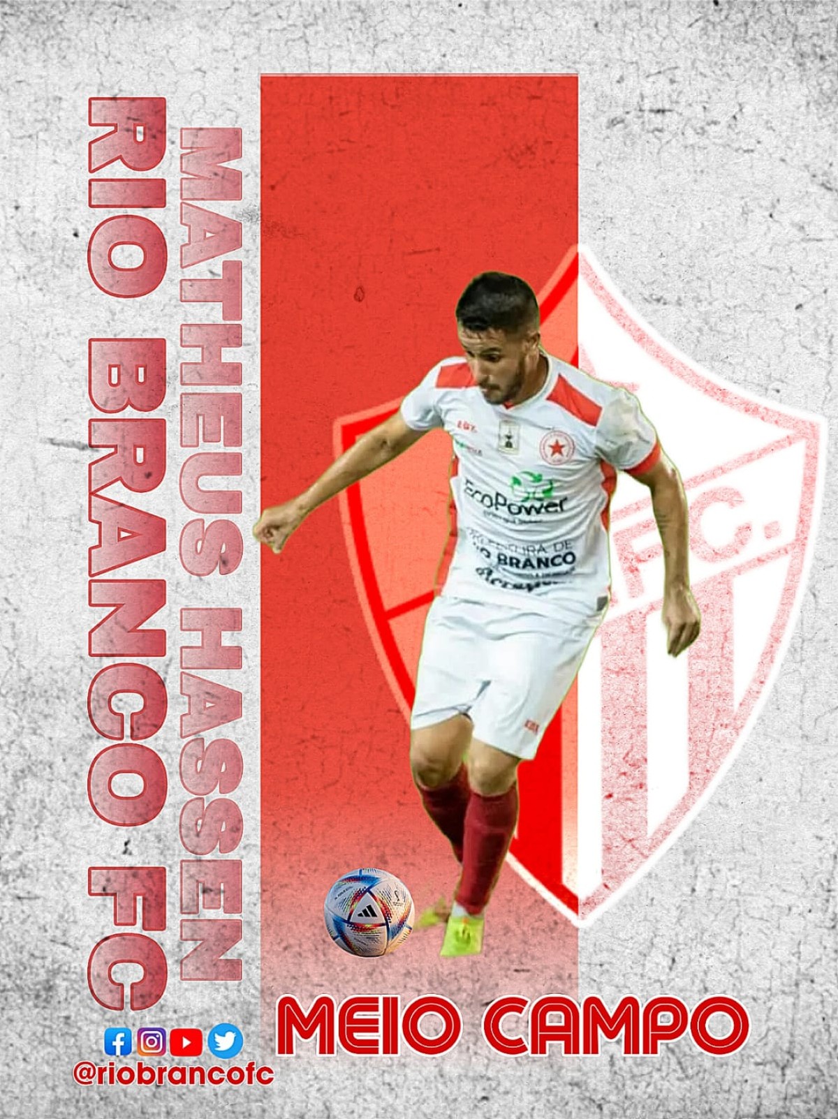 Rio Branco-AC anuncia meia de 25 anos como segunda contratação para ...