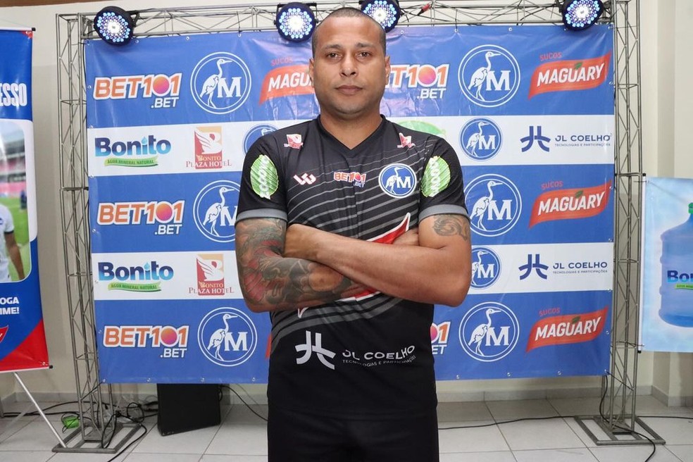 Goleiro Rodolfo, do Maguary — Foto: Reprodução / Maguary