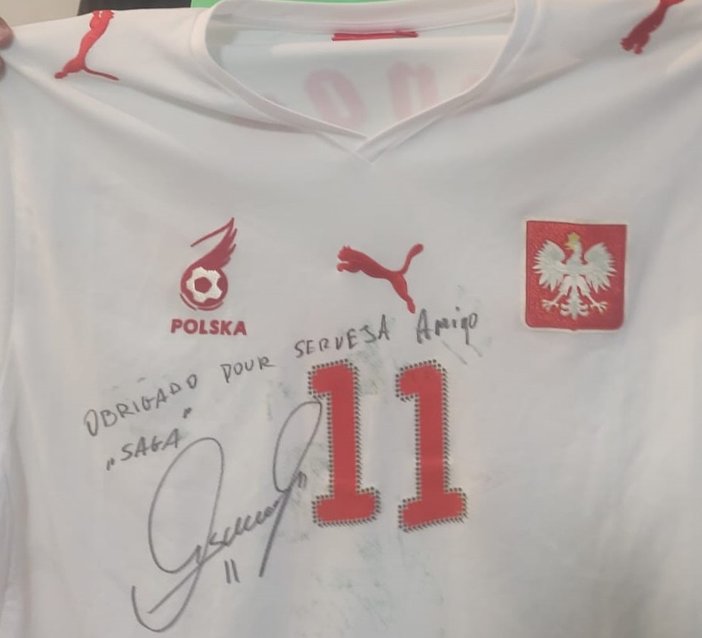 Saganowski agradeceu a Roger pela cerveja vitalícia