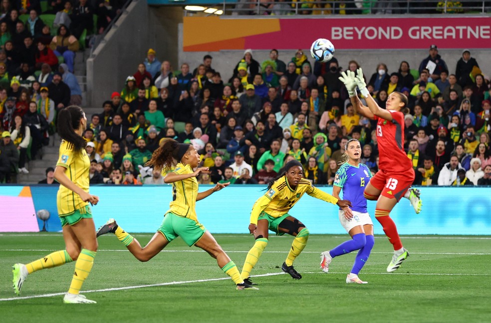 Brasil x Jamaica vale vaga nas oitavas da Copa do Mundo Feminina — Foto: Reuters