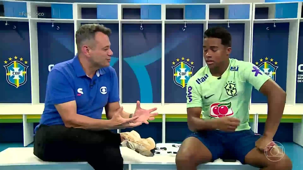 Em entrevista ao Fantástico, Endrick conta sobre o sonho de defender a Seleção no Maracanã