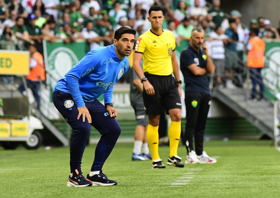 Palmeiras x Cuiabá, Abel Ferreira — Foto: Marcos Ribolli