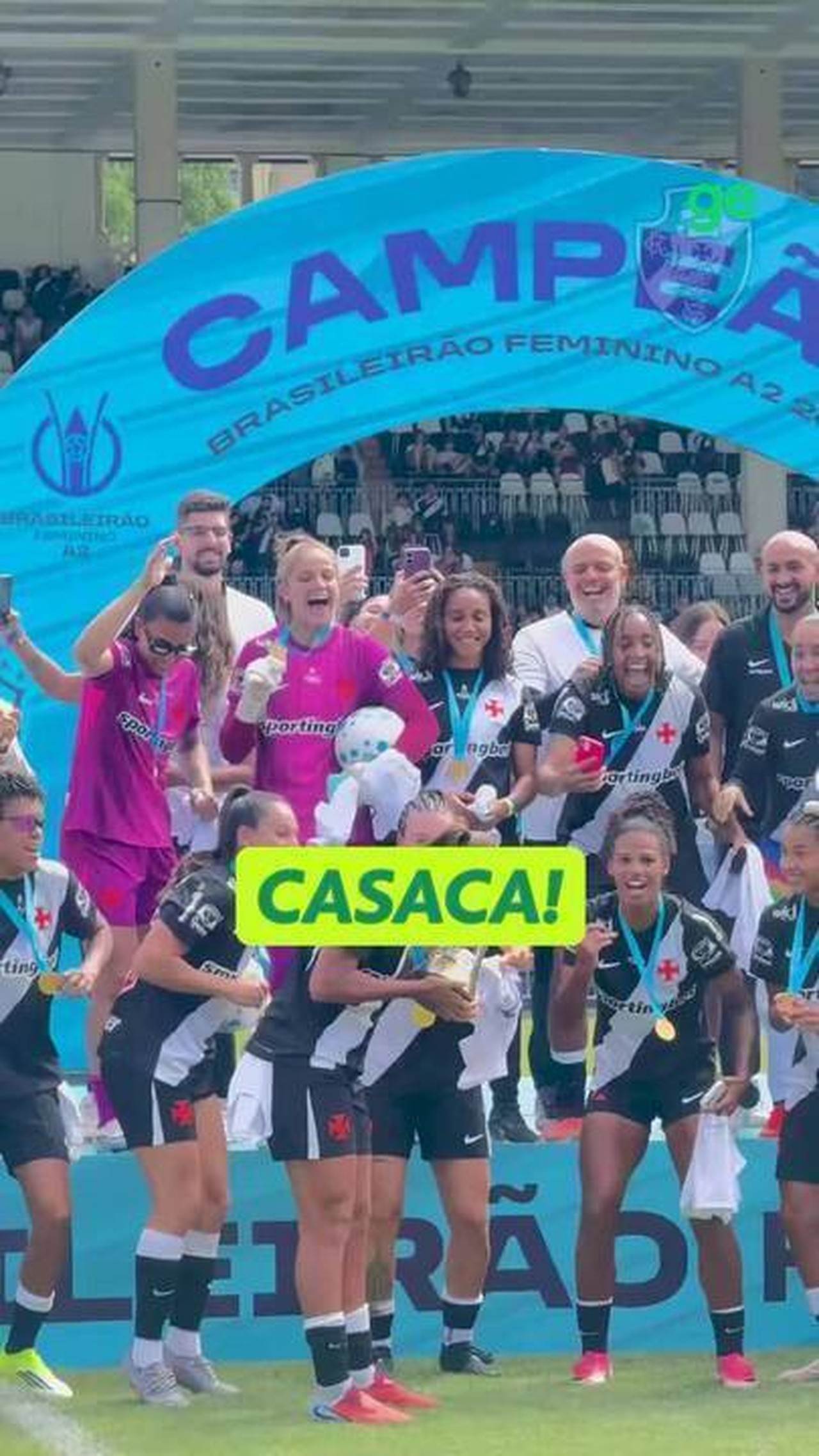 Coordenadora do Vasco destaca trabalho no feminino após título da A2 e projeta mais jogos em São Januário