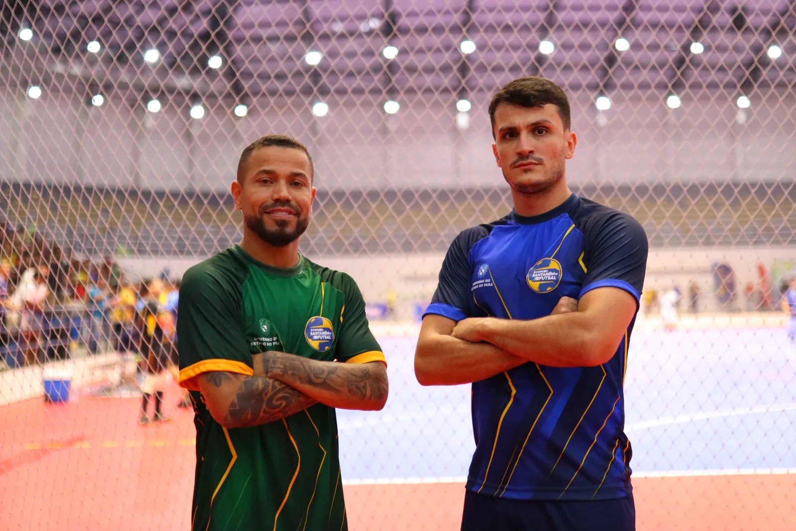 Desafio X1 de Vassoura e Gustavo Simon agita público na segunda noite da Copa Santarém de Futsal