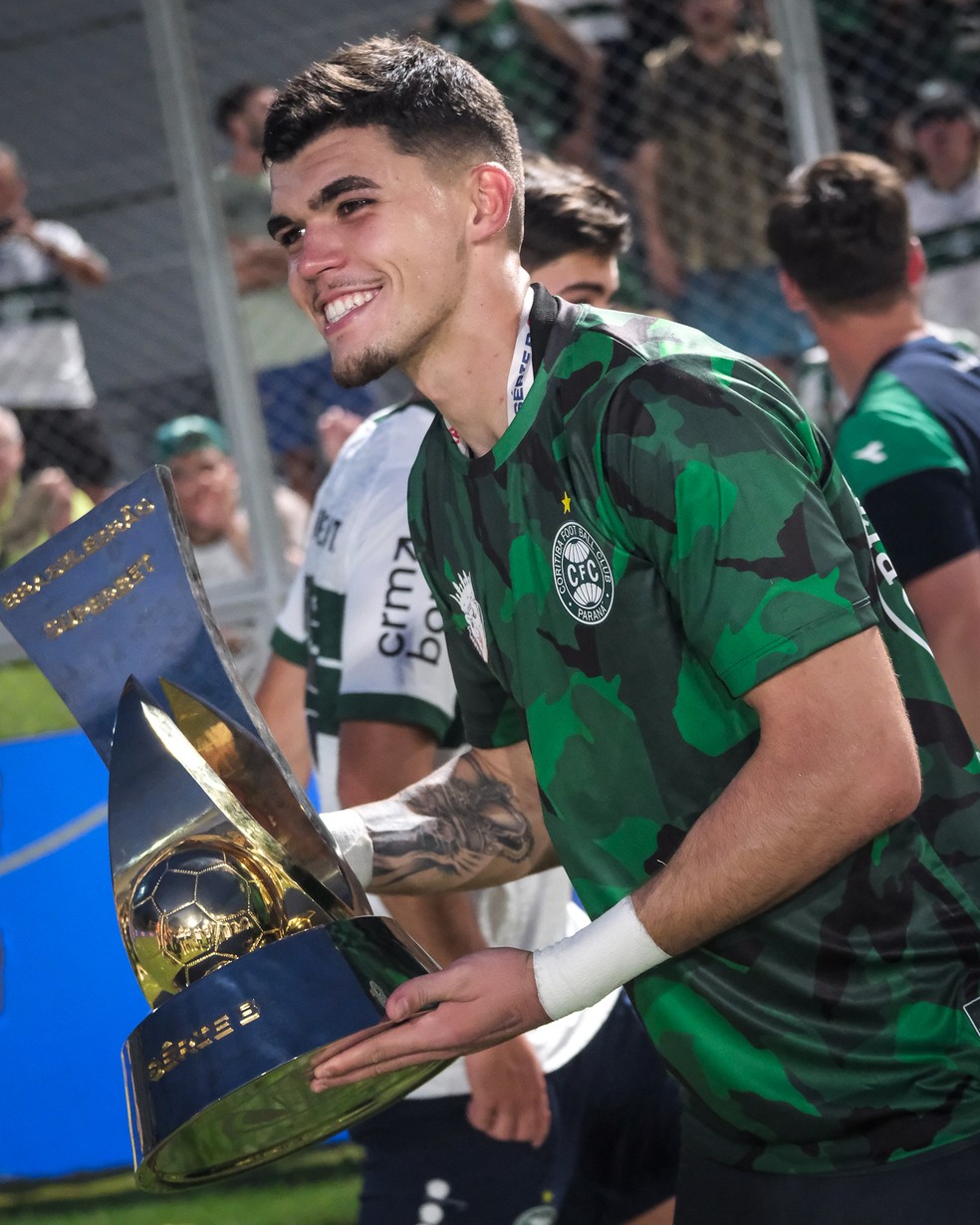 Pedro Morisco, goleiro do Coritiba — Foto: JP Pacheco/Coritiba