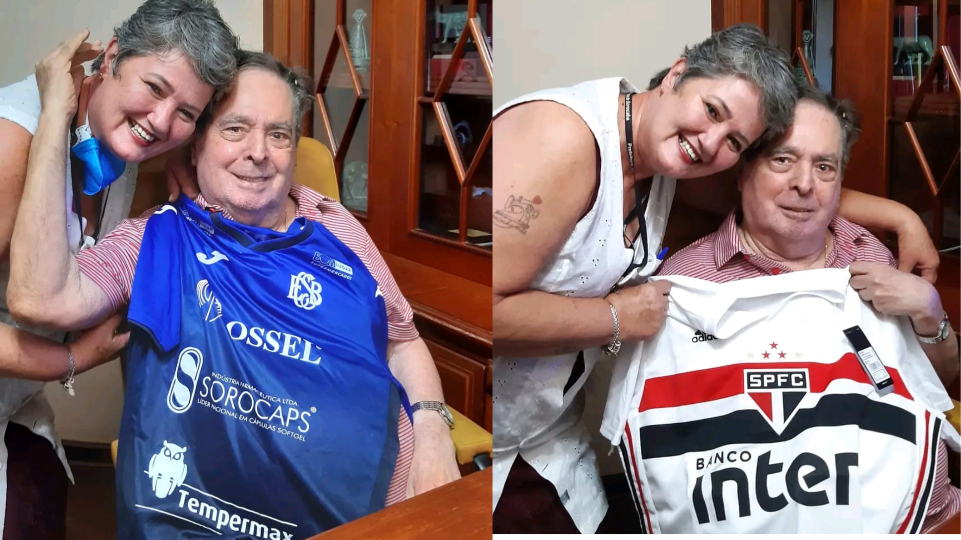 Dramaturgo Benedito Ruy Barbosa trocou camisas com enfermeira que o vacinou