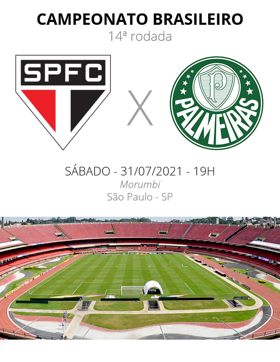 Onde assistir São Paulo x Palmeiras AO VIVO pelo Brasileirão